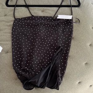 ASTR Rhinestone Bodysuit